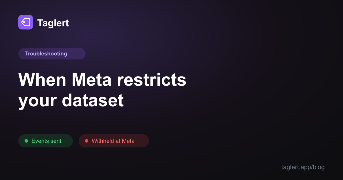 Meta Restricted Your Dataset: What Category Review Actually Does to Your Tracking