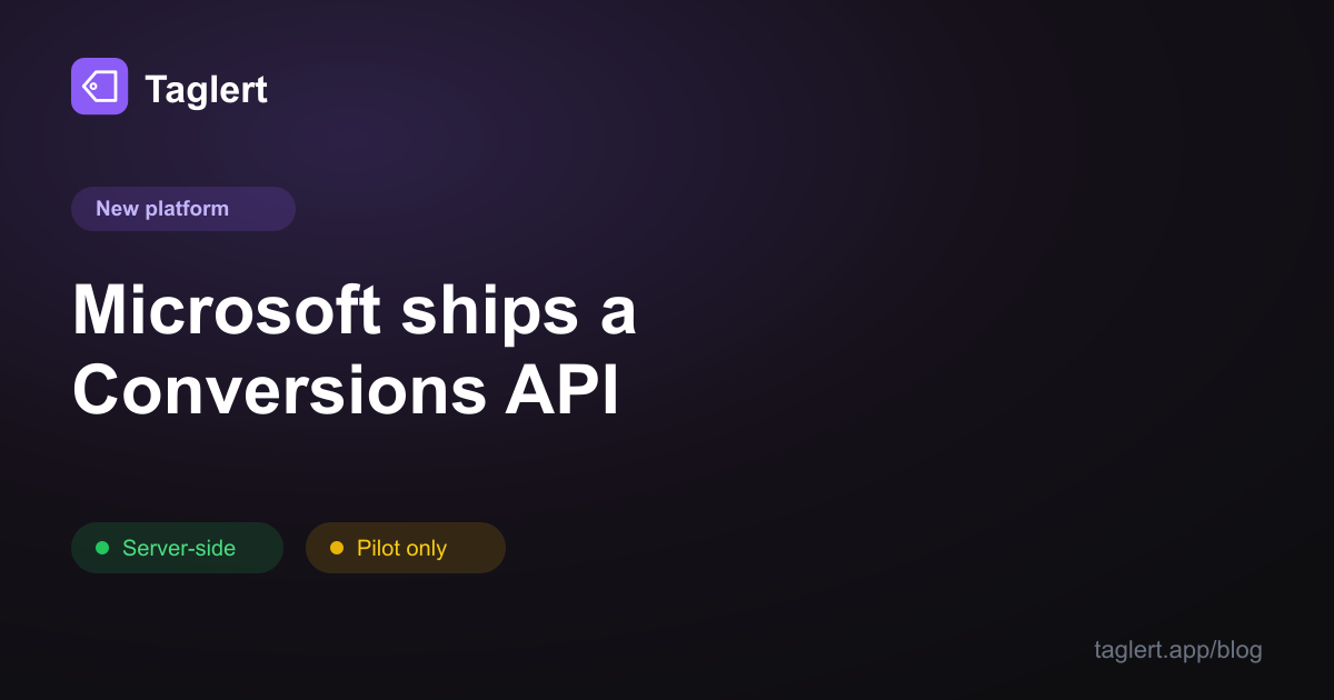 Microsoft Advertising's Conversions API: What It Is, Who Can Get It, and What Breaks First